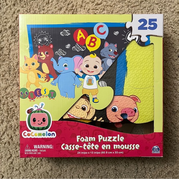 spin master Toys 25 Piece Foam Jigsaw Puzzle Mat 24 X 3